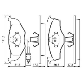 BOSCH Sada brzdových platničiek   0 986 424 723_thumb5