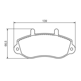 BOSCH Sada brzdových platničiek   0 986 494 288_thumb7