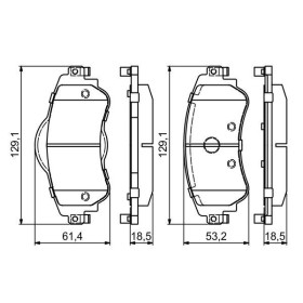 BOSCH Sada brzdových platničiek   0 986 494 690_thumb7