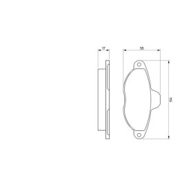 BOSCH Sada brzdových platničiek   0 986 460 968_thumb5