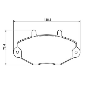 BOSCH Sada brzdových platničiek   0 986 494 287_thumb7