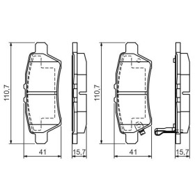 BOSCH Sada brzdových platničiek   0 986 494 369_thumb7