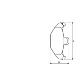 BOSCH Sada brzdových platničiek   0 986 424 532_thumb7