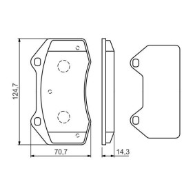 BOSCH Sada brzdových platničiek   0 986 494 551_thumb5