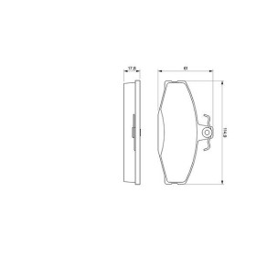 BOSCH Sada brzdových platničiek   0 986 424 373_thumb5