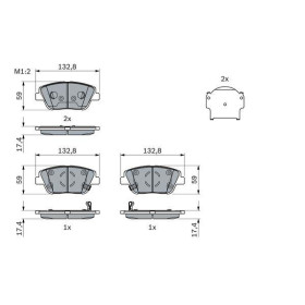 BOSCH Sada brzdových platničiek, kotúč. brzda   0 986 494 984_thumb7