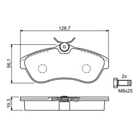 BOSCH Sada brzdových platničiek   0 986 424 635_thumb5