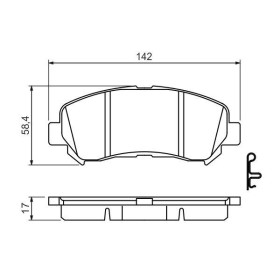 BOSCH Sada brzdových platničiek   0 986 494 501_thumb7