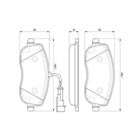 BOSCH Sada brzdových platničiek   0 986 494 068_thumb7