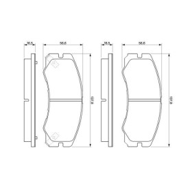 BOSCH Sada brzdových platničiek   0 986 424 366_thumb5