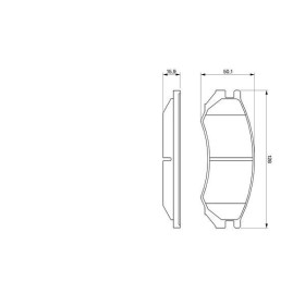 BOSCH Sada brzdových platničiek   0 986 460 981_thumb5