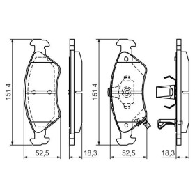 BOSCH Sada brzdových platničiek   0 986 424 725_thumb5