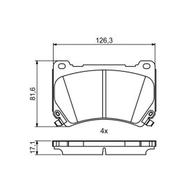 BOSCH Sada brzdových platničiek   0 986 494 781_thumb7