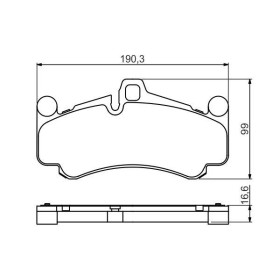 BOSCH Sada brzdových platničiek   0 986 494 709_thumb7