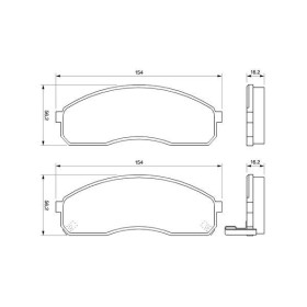 BOSCH Sada brzdových platničiek   0 986 424 714_thumb5