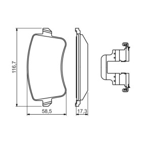 BOSCH Sada brzdových platničiek   0 986 494 637_thumb7