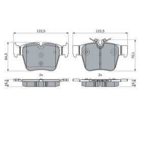 BOSCH Sada brzdových platničiek   0 986 424 334_thumb7