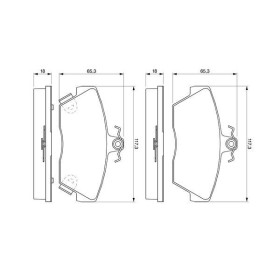 BOSCH Sada brzdových platničiek   0 986 424 244_thumb5