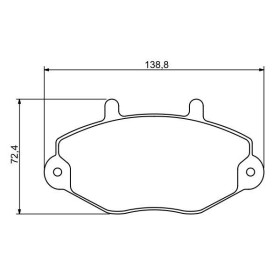 BOSCH Sada brzdových platničiek   0 986 494 289_thumb7