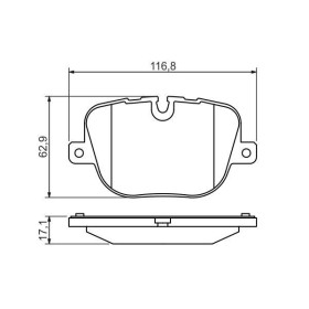 BOSCH Sada brzdových platničiek   0 986 494 409_thumb7