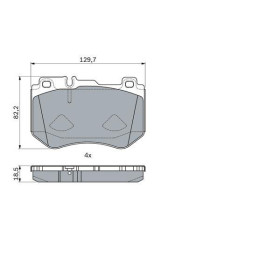 BOSCH Sada brzdových platničiek, kotúč. brzda   0 986 494 777_thumb5