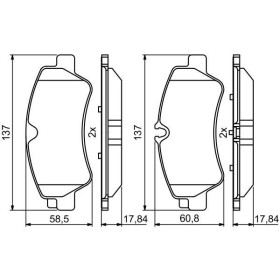 BOSCH Sada brzdových platničiek   0 986 494 796_thumb7