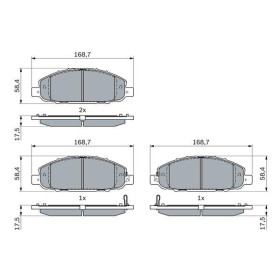 BOSCH Sada brzdových platničiek, kotúč. brzda   0 986 494 901_thumb7