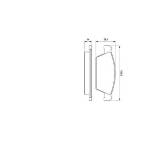 BOSCH Sada brzdových platničiek   0 986 494 066_thumb5