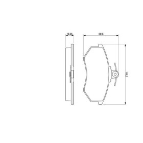 BOSCH Sada brzdových platničiek   0 986 466 698_thumb5