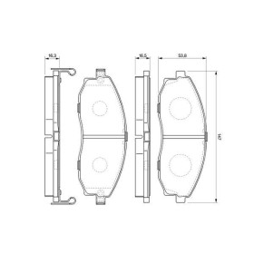 BOSCH Sada brzdových platničiek   0 986 424 670_thumb5