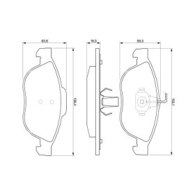 BOSCH Sada brzdových platničiek   0 986 424 507_thumb5