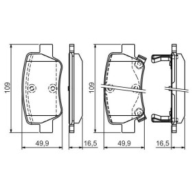 BOSCH Sada brzdových platničiek   0 986 494 403_thumb5