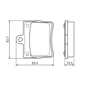 BOSCH Sada brzdových platničiek   0 986 494 017_thumb5