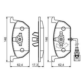 BOSCH Sada brzdových platničiek   0 986 494 721_thumb7