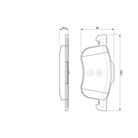 BOSCH Sada brzdových platničiek   0 986 424 540_thumb7