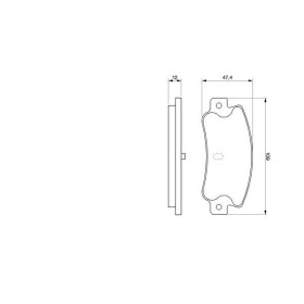 BOSCH Sada brzdových platničiek   0 986 461 770_thumb5