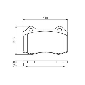 BOSCH Sada brzdových platničiek   0 986 494 393_thumb7