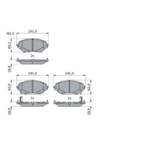 BOSCH Sada brzdových platničiek   0 986 424 865_thumb7