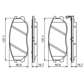 BOSCH Sada brzdových platničiek   0 986 494 347_thumb7