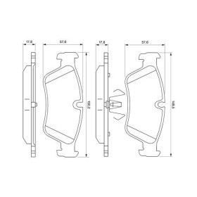 BOSCH Sada brzdových platničiek   0 986 494 096_thumb5