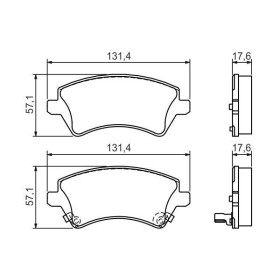 BOSCH Sada brzdových platničiek   0 986 424 735_thumb5