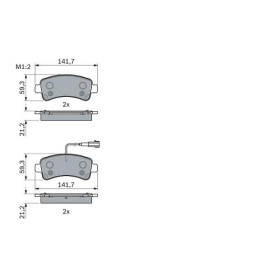 BOSCH Sada brzdových platničiek, kotúč. brzda   0 986 494 765_thumb5