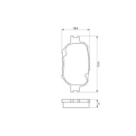 BOSCH Sada brzdových platničiek   0 986 424 808_thumb5