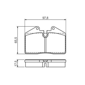 BOSCH Sada brzdových platničiek   0 986 494 267_thumb7