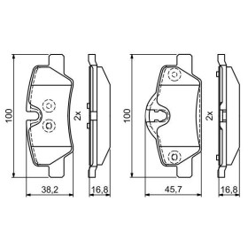 BOSCH BRZDOVÉ OBLOŽENÍ   0 986 495 400_thumb5