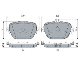 BOSCH Sada brzdových platničiek, kotúč. brzda   0 986 424 439_thumb7