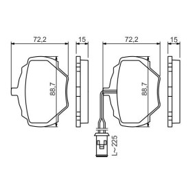 BOSCH Sada brzdových platničiek   0 986 424 267_thumb5