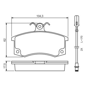 BOSCH Sada brzdových platničiek   0 986 494 533_thumb5