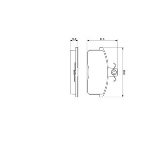 BOSCH Sada brzdových platničiek   0 986 424 274_thumb5