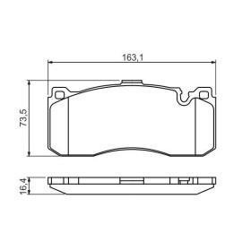 BOSCH Sada brzdových platničiek   0 986 494 428_thumb5